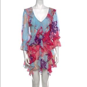NWT Misa Los Angeles floral print mini dress